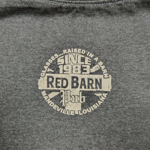 DIVE BAR T-Shirt Men XL Gray RED BARN PUB Mandleville Louisiana Short Sleeve - Picture 5 of 9